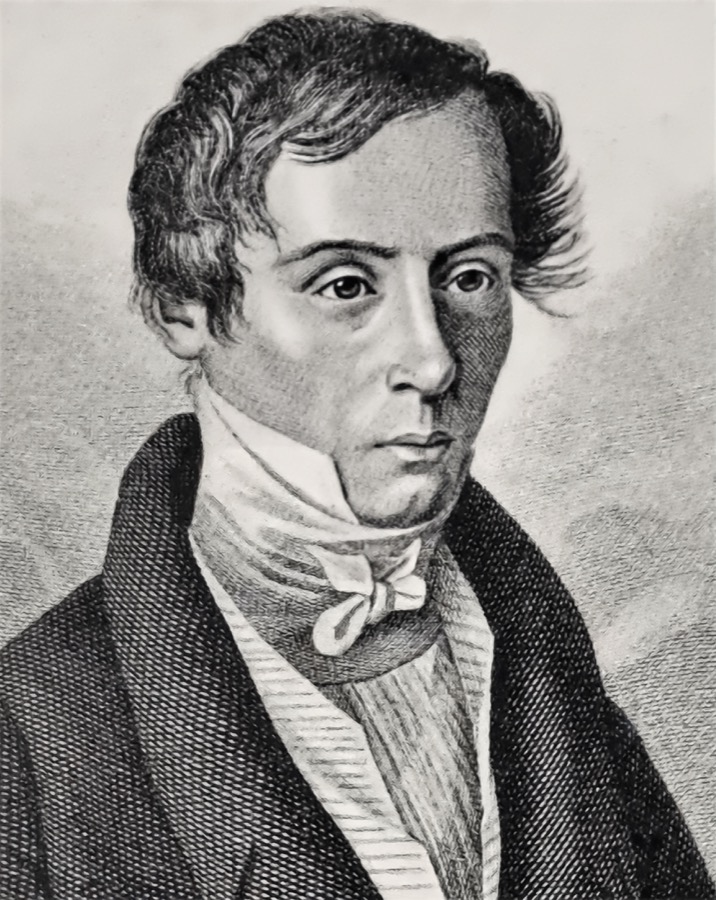 Portrait gravé d’Augustin Fresnel
