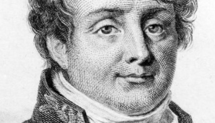 Portrait gravé de Joseph Fourier